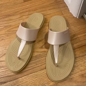 Croc sandals